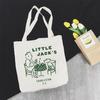 Summer New Fashion Kawaii Ladies Shopping Casual Simple Large-capacity Women's Cotton Bag Canvas Tote Bag Shopping Bag Women's F