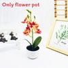 Simulated Phalaenopsis Potted Artificial Artificial Flower For Indoor Outdoor Decoration And Photography Use