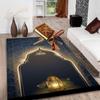 Islam Festival Portable Prayer Rug Muslim Kneeling Poly Mat Ramadan Kareem for Muslim Islam Waterproof Prayer Mat Carpet
