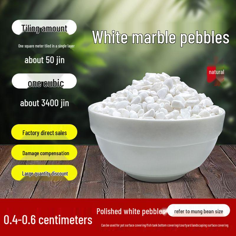 Courtyard Five-Color Pebble Paving: Natural Small Stones for Garden Landscaping