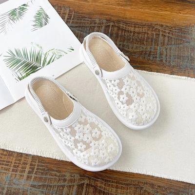 Damenschuhe Mode Mesh Damen Ballerinas Sommer Atmungsaktiv Lässige Flache Schuhe Einfarbig Runde Zehenpartie Damen Einzelne Schuhe