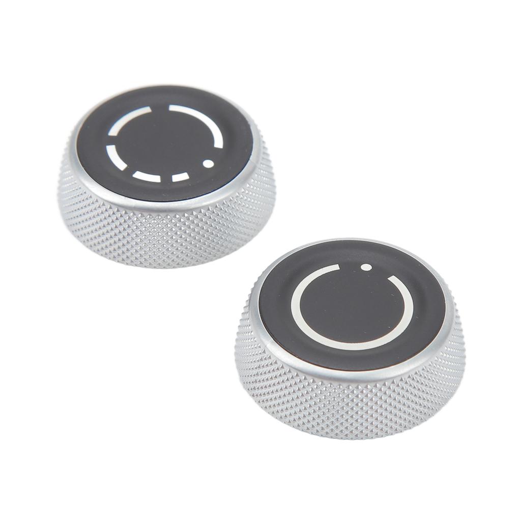 2Pcs Volume Control Knob Left and Right Rotation Button Rotatable Adjust Knob for Panamera Cayenne 911