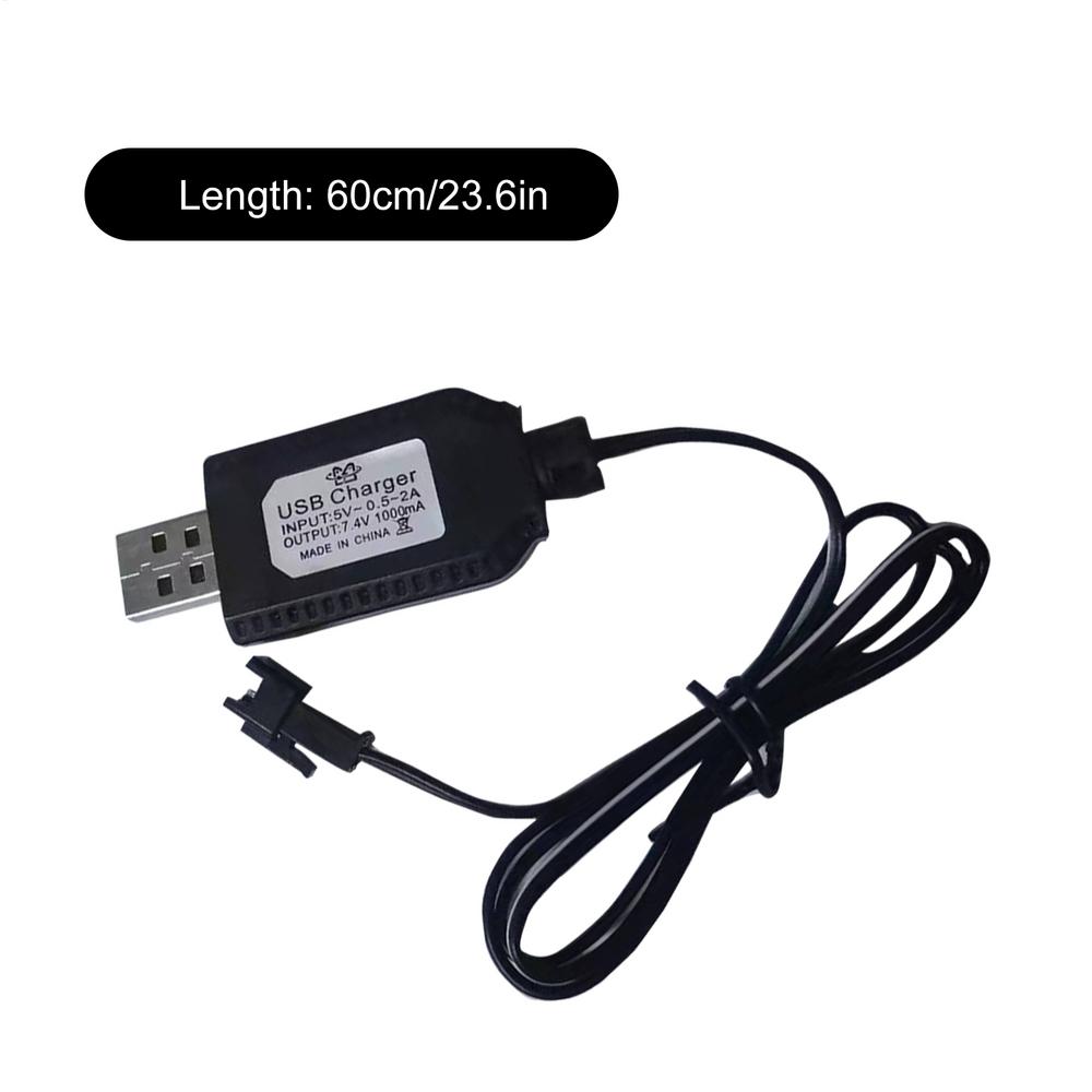 7.4V USB Lithium Battery Charger SM-2P SM-3P SM-4P Smart Rechargeable Li-ion Battery Charger Toys Remote Control Charger