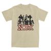Nofx Muziek Poster T-shirt Heren Amerikaanse Punk Rock Band Vintage 100% Katoen T-shirts Zomer Ronde Hals T-shirt Grote Maten Tops