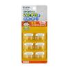 ELPA Plug Cover for Straight Outlets 8-Pack Safety Fire-Resistant Silicone Rubber White AN-2018B(W)