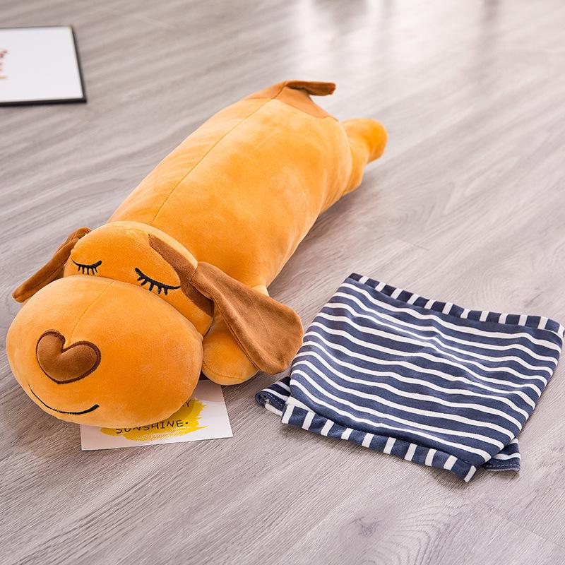 Cute Puppy Plush Toy Long Sleeping Pillow Girl Legs Doll Kid Birthday Gift Girl