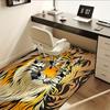 1pc. Tiger Print Rug for Home Decor, Office Carpet, Chair Cover, Outdoor Mat, Gift Idea - Vibrant Animal Design Flooring Solution