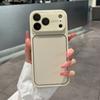 Luxury Shockproof Large Window AG Case for 17 16 15 14 13 Pro Max Crystal Camera Bumper Armor Protective Back Cool Cover