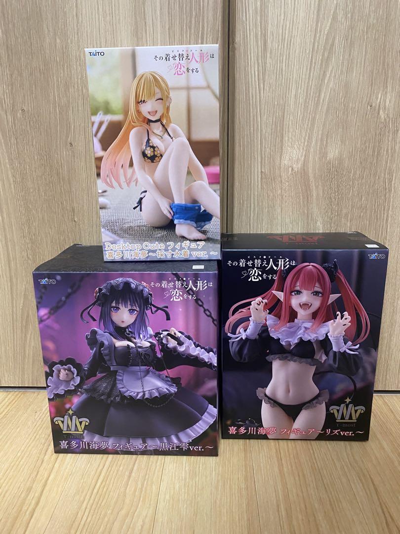 

[USED] Dress-up Love T-most Liz Kuroe Shizuku Kitagawa Marin Figure