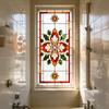Retro Pattern Painted Mandala Outdoor Balcony Glass Display Window Sticker