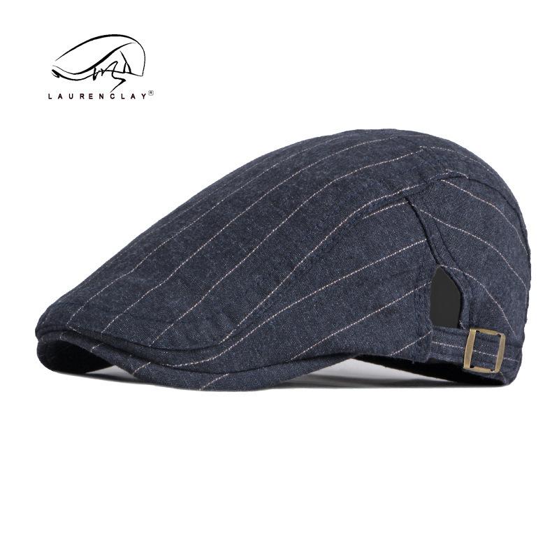 Exported To Japan Hats Men's Spring and Summer Thin Breathable Berets Men's British Retro Caps Women's