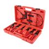 9PCS Long Handle Hose Clamp Pliers Set Fuel Pipe Spring Clamp Removal Tool Kit for Auto Repair Oil Water Hose Replacement