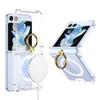 Suitable for Samsung Flip5 Mobile Phone Case Folding Screen Full Inclusive Airbag Wireless Charging Flip5 Shaft Ring Protection Case
