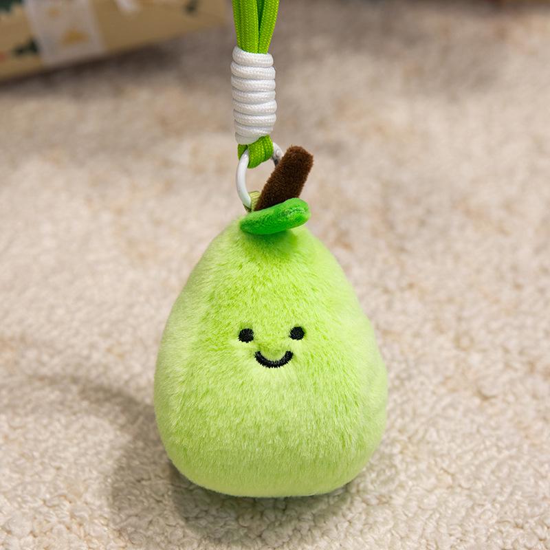 Adorable Plush Vegetable & Fruit Keychain Doll Ornament Gift for Kids