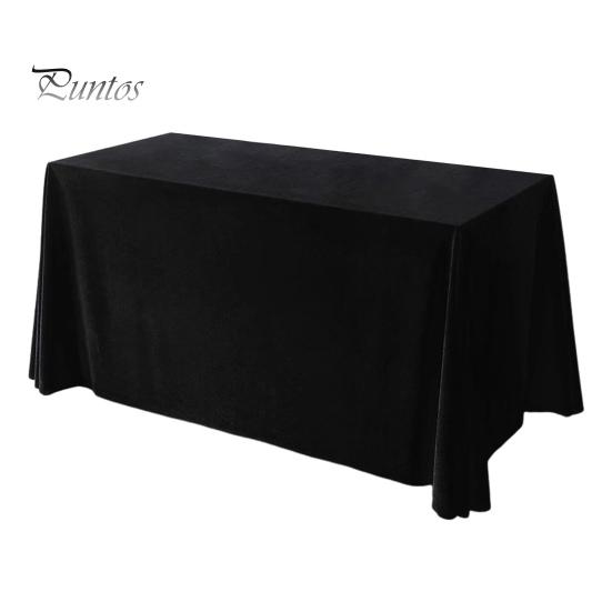 

Скатерть продолговатой формы, чистый цвет, легкий уход, бархатная защита стола, банкетная, вечерняя, декоративная, скатерть, чехол для стола для закусочной, отеля, ресторана, пикника M чёрный