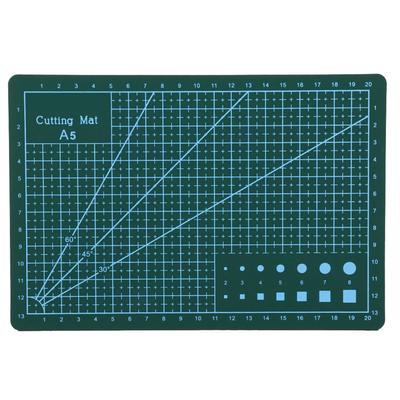 A5 langlebige PVC-Schneidematte, Schneideunterlage, selbstheilend, handgefertigt, DIY-Werkzeug, Grün