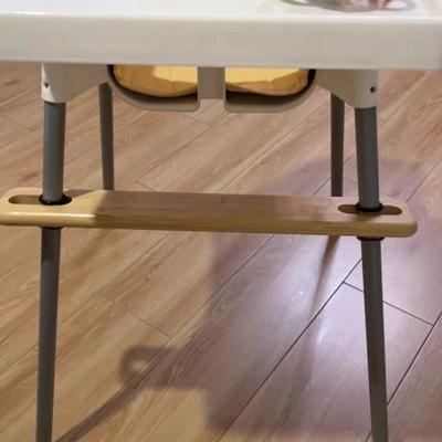 Adjustable High Chair Footrest 50cm Length Stable Design Baby Highchairs Pedal Non-slip Rubber Rings Highchair Accessory