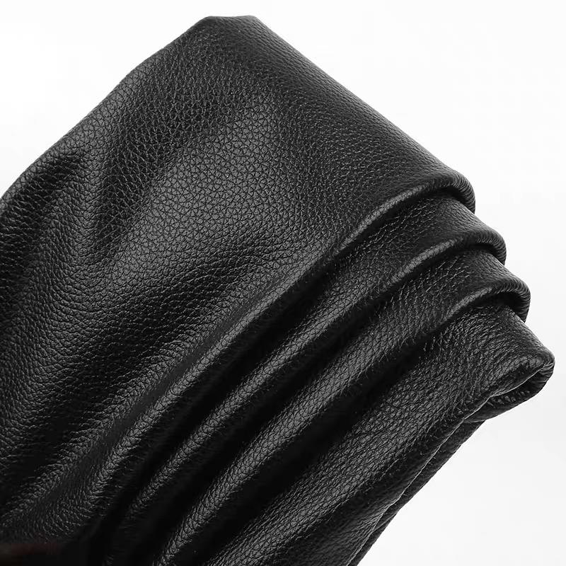 Schwarzes dünnes Rindsleder 1,0 mm echtes Leder Sitz, Sofakissen, weiches Ledermaterial, dünne Narzenschicht, reines Ledergewebe, Leder