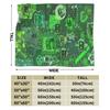Dandys World Vee Fleece Throw Blanket Catoon Blankets for Bedding Office Lightweight Bed Rug