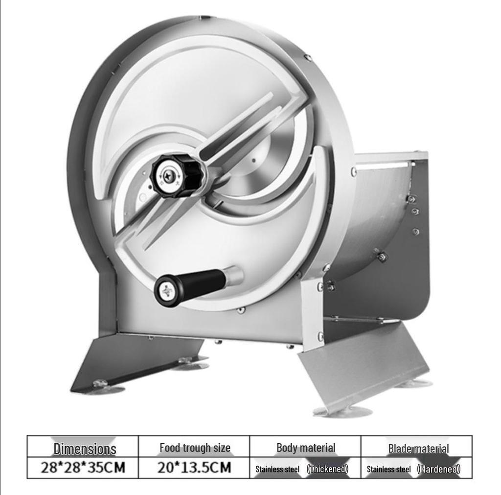 Stainless Steel Manual Electric Slicer for Fruits & Vegetables