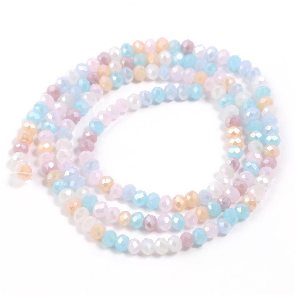 2x3mm Rondell Faceted Crystal Quartz Loose Waist Beads For Jewelry Making DIY Woman Charms Bracelet Necklace Earrings Accessorie