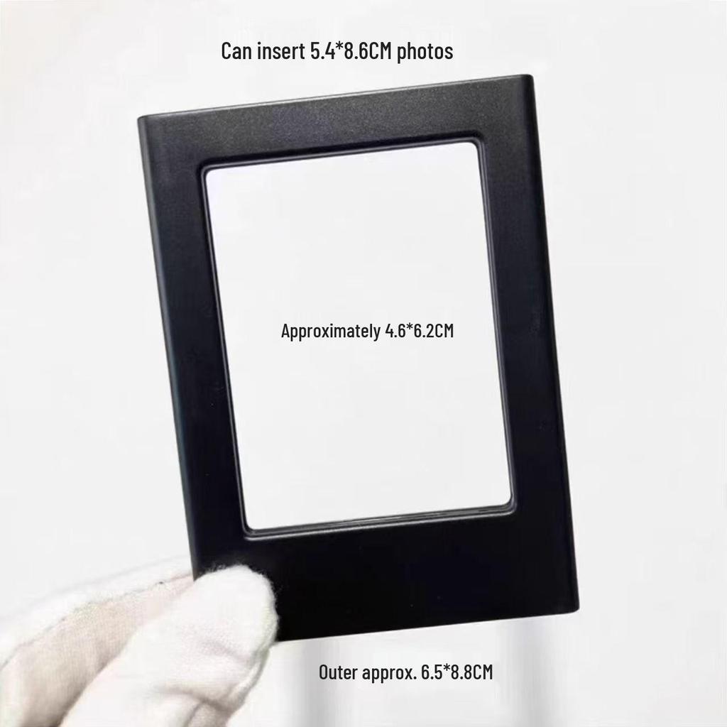 3-Inch Magnetic Polaroid Photo Frame Sticker for Kitchen, Office, Couple, or Bedroom Decor
