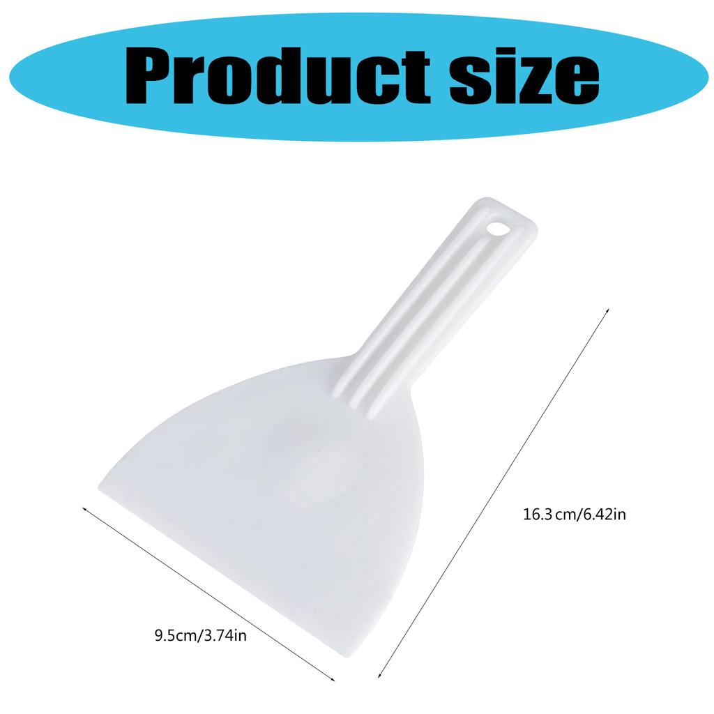 Pack of 2 Multipurpose Dough Cutter and Pizza Scraper with Comfortable Grip Ergonomic Handle Spatula for Home Use