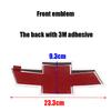 1pcs old 23.3cm 3D ABS Car Front logo Car Front grill Emblem front hood sticker styling Accessories For Chevrolet 08-10 CAPTIVA