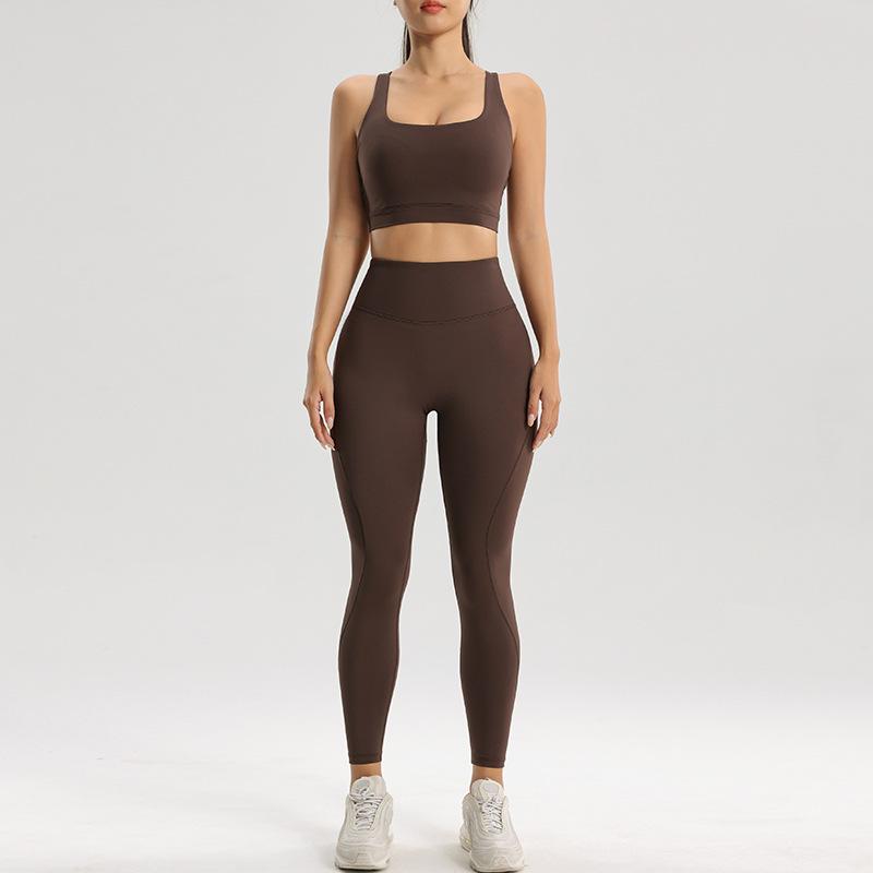 

Women s Quick-Dry Yoga & Running Set: Bra & Leggings S