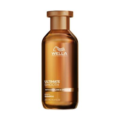 Wella Professionals Ultimate Smooth Shampoo with Squalane and Omega-9 for Dry, Dull, & Frizzy Hair | 250ml