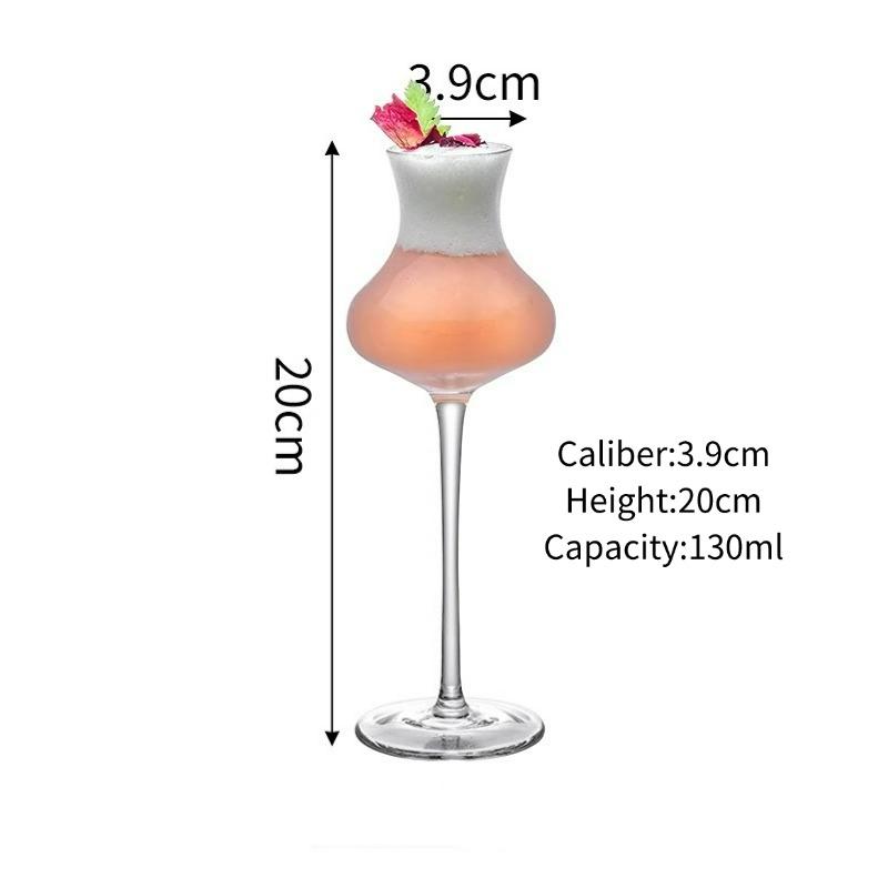 Waist Tulip Glasses Cup, Classic Whiskey Glass Cups, Professional Tasting Cup, Thin Cocktail Glasses Cups, Bar Kitchen Tools 1pc