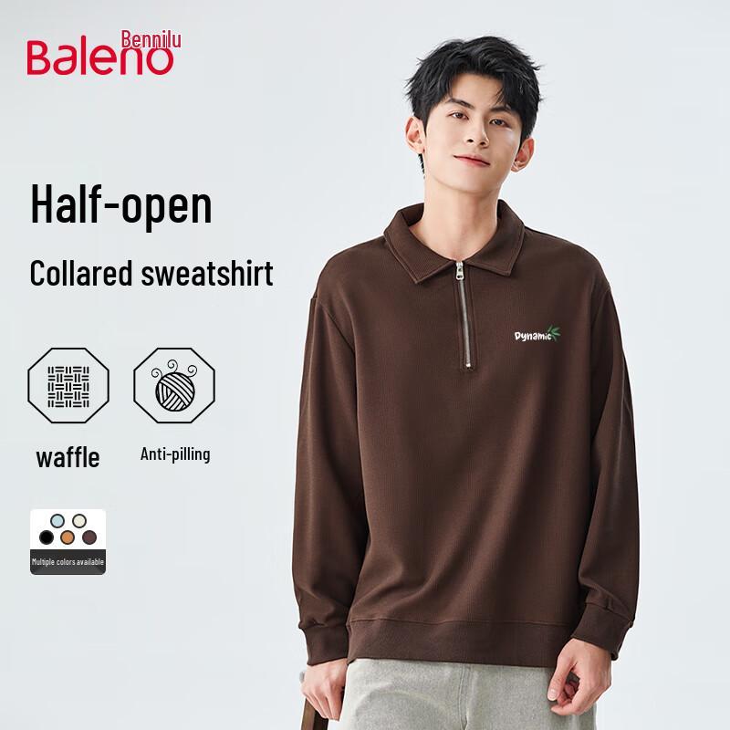 

Baleno Men s Waffle Knit Quarter-Zip Pullover 2XL
