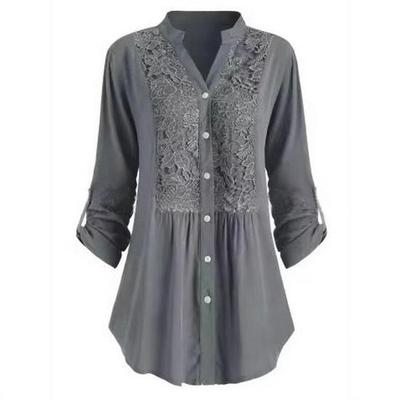 2024 Euro-American Commuter Loose Long-Sleeve Women's Fashion Shirt