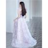 Purple Heavy Industry Evening Dress Female Birthday Bar Mitzvah Art Examination Fairy Temperament Celebrity Engagement Princess Dress Bridal 