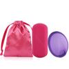 Purple L + Rose Red Silicone Box + Rose Red Satin Bag