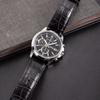 Casio Dress Three Eye Design Waterproof Pointer Simple Quartz Movement Leather Strap Men Watches Black MTH-5001L-1APR