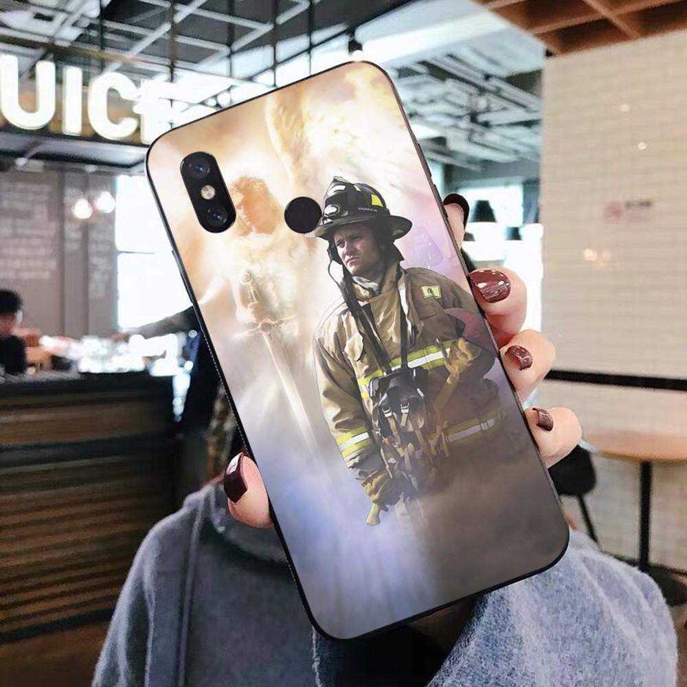 Firefighter Heroes Fireman Luxury Phone Case For Xiaomi Mi 5X 8 9 10 11 12 Lite Pro 10T PocoX3pro PocoM3 Note 10 Pro Lite