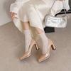 Krazing Pot Schaffell Spitz zulaufende Zehenpartie Hohe Absätze Sommer Einfarbige Schuhe Große Größe 41 Basisbekleidung Damen Moderne Pumps