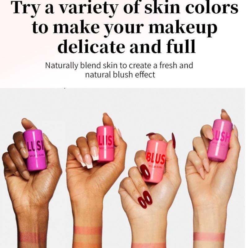 SELINE GIRL Warm Lip and Cheek Jelly Blush Grooming Brightening Color Lip Gloss Stick Premium Blush Balm