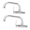 G1/2in Wall Mounted Single Cold Water Tap Sink Water Faucet for Home Kitchen Use