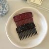 Exquisite Diamond Dense Teeth Hair Comb Clip Fashion Versatile Edge Comb Clip Sorting Broken Hair Clip Women Girls Bangs Hairpin