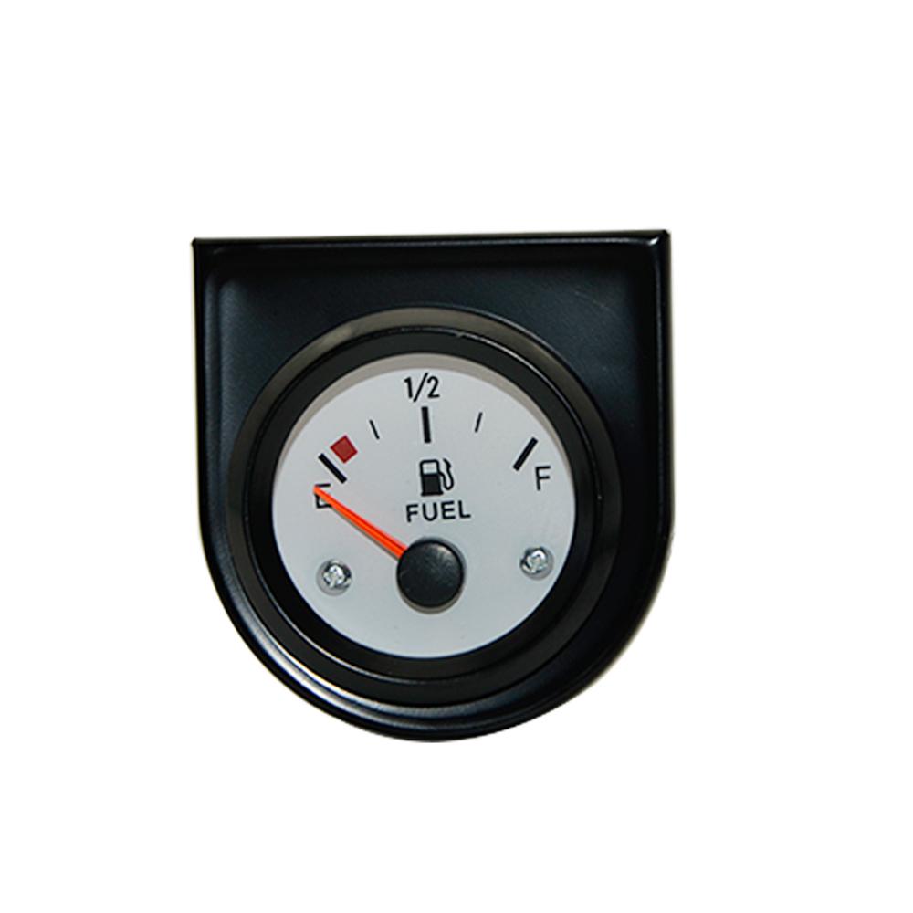 2" 52 MM White Face Water temp/ Oil temp /Oil press psi/ Oil press kg /Volt /Ammeter /Fuel level (without float) Gauge car meter
