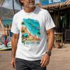 Koszulka Windsurfingowy Raj dla Mężczyzn Koszulka Plażowa Surfarska Prezent Windsurfingowy Koszulka Miłośnika Oceanu Koszulka Wakacyjna S