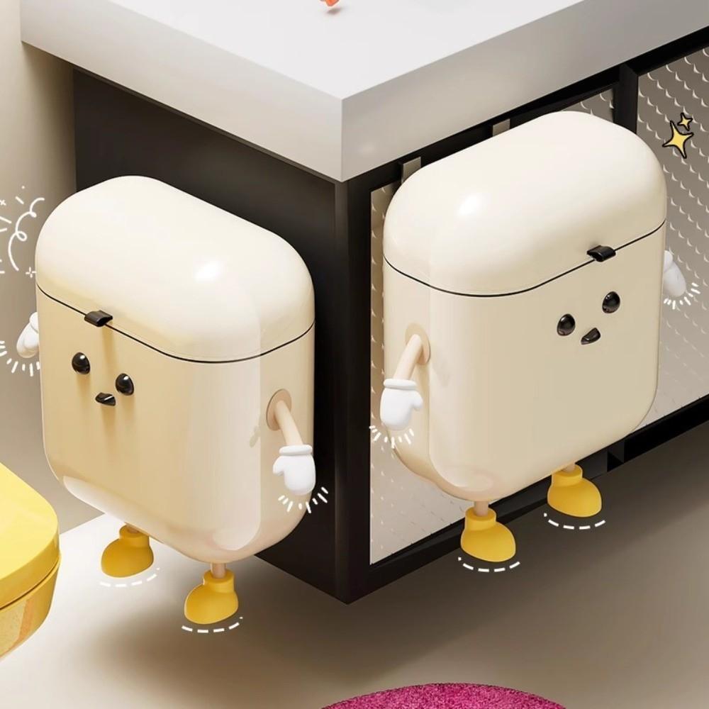 9L/12L Litter Bins Cartoon Wastebasket Cute Recycle Bin  Bathroom