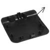 Black ABS Front Bumper Tow Hook Cover for Nissan March/Micra
