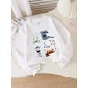 European sizes Crewneck Sweatshirt for Kids Featuring an Adorable Animal Design with Stars, Soft And Comfy Sportswear Is Perfect for Casual Outings