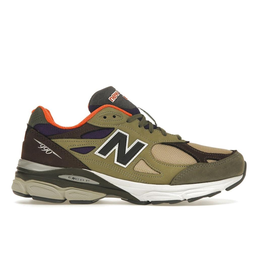 Teddy Santis x New Balance 990v3 Laget i USA Tan Orange Unisex Sneakers Brun Blå M990BT3