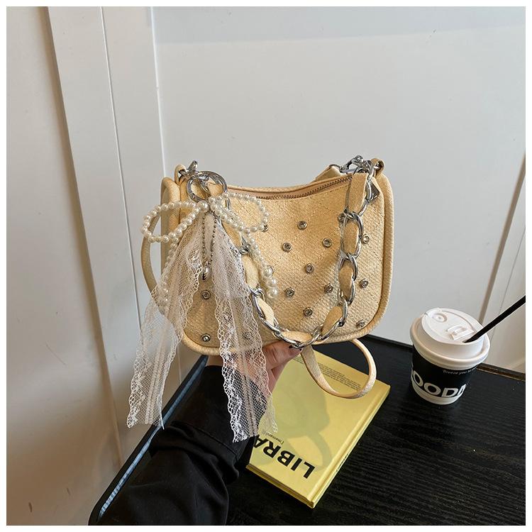 

Весна и лето новая сумка цепочка сумка милая и милая сумка под мышкой модная на плечо сумка-мессенджер женская жёлтый