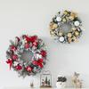Luminous Christmas Wreath: Festive Door & Wall Decoration for Bar & Mall Scenes
