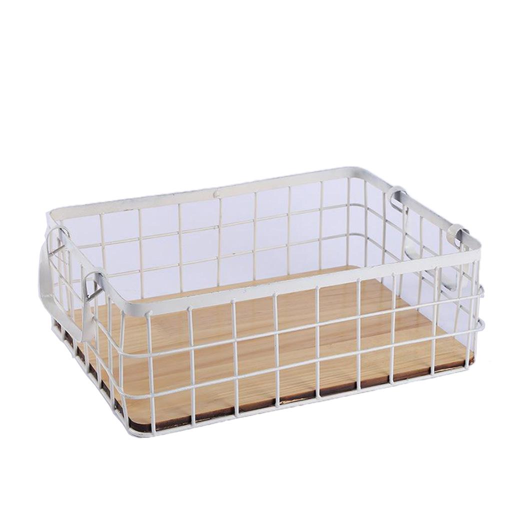 Kitchen Inspired Storage for Metal Rack Organizing Baskets